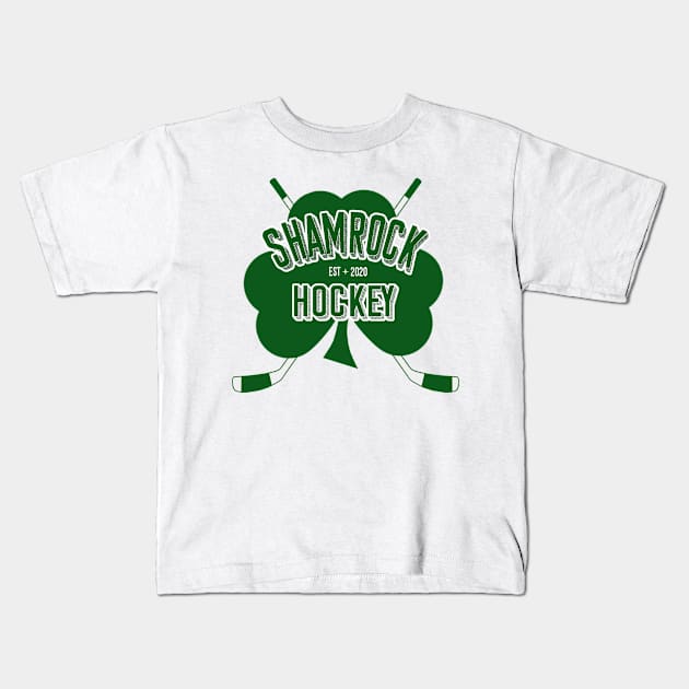 Shamrock Hockey Classic Logo Kids T-Shirt by Shamrock Hockey